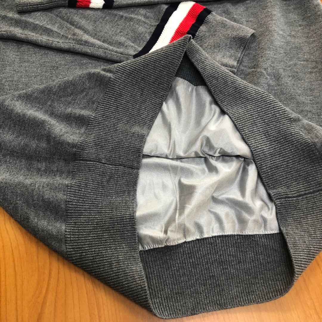 [ トミーヒルフィガー ゴルフ ]メンズ裏地付 モックネックセーター : グレー