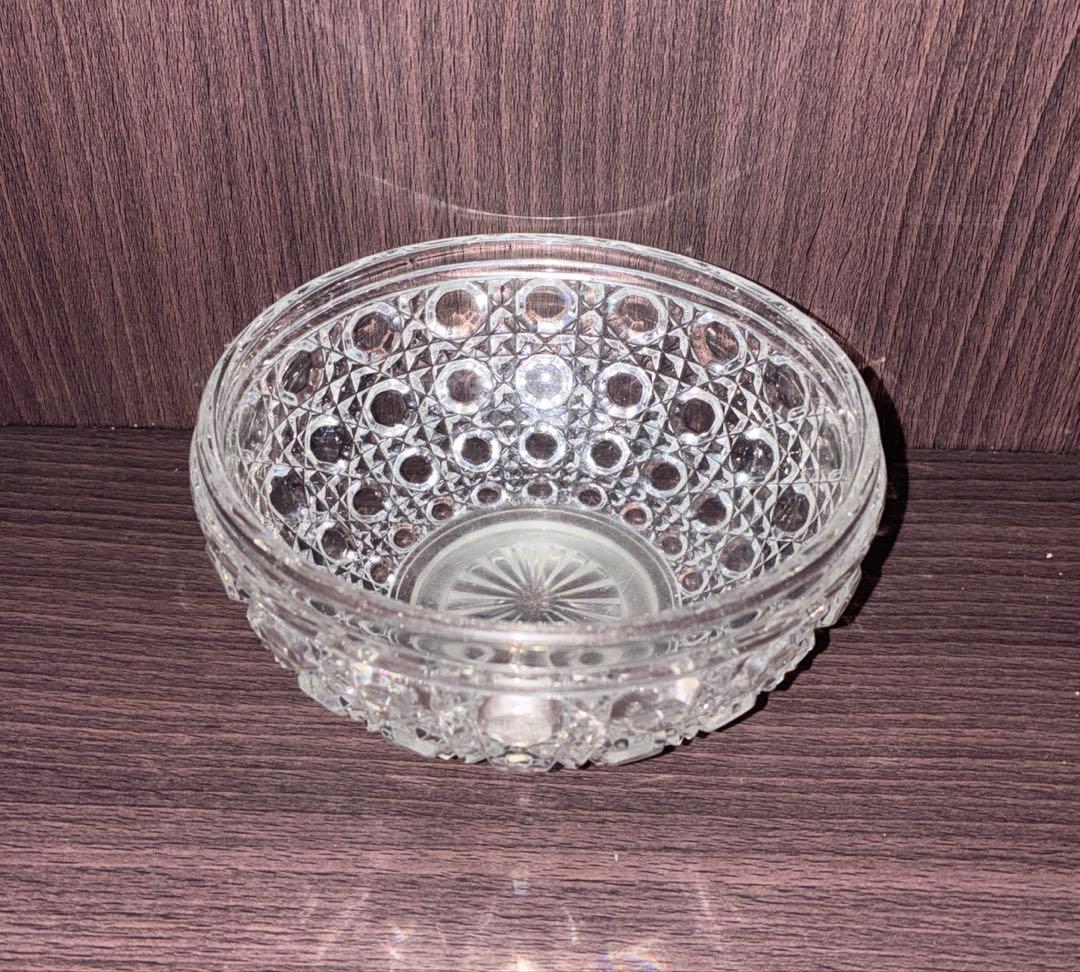 バカラ　ダイヤモンドピエーリー　ボウル　オールドバカラ Baccarat 小鉢