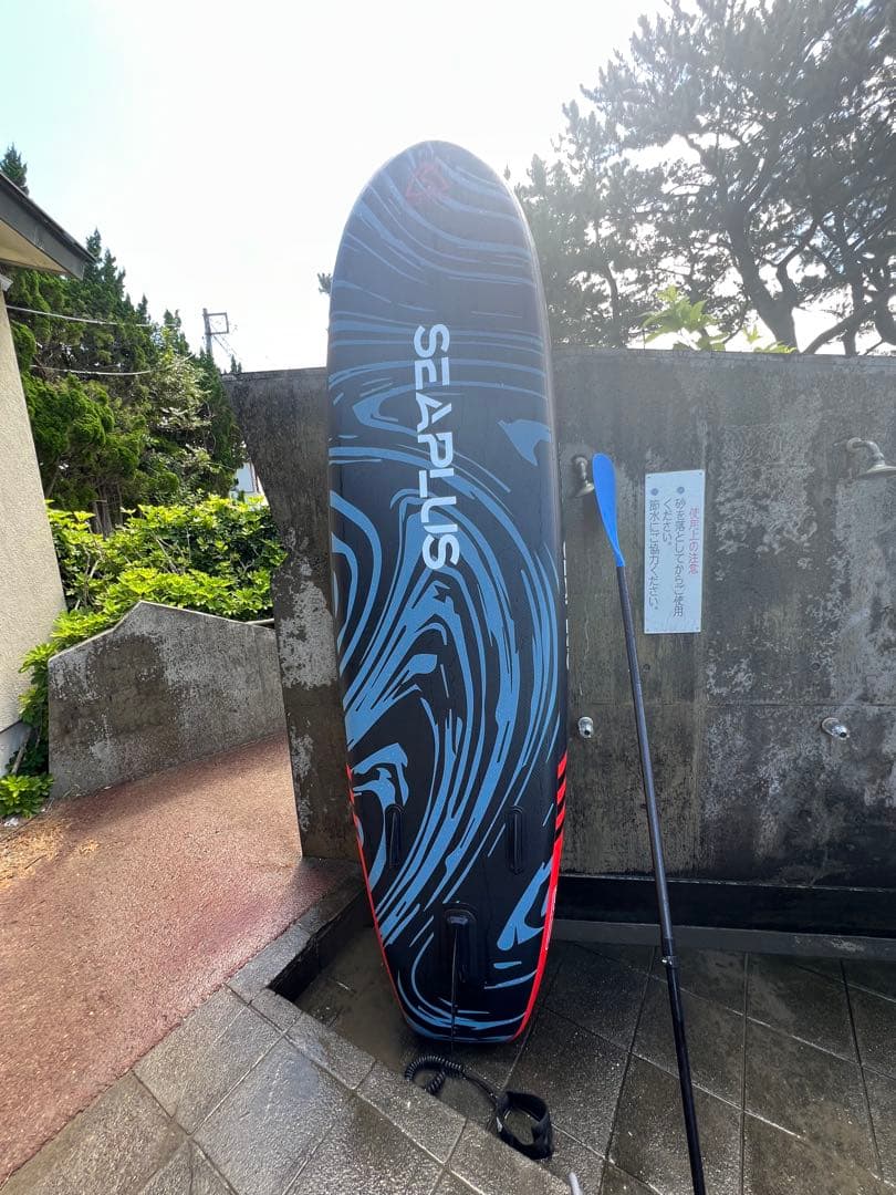SEAPLUS スタンドアップパドルボードとパドルセット　SUP 送料込み！