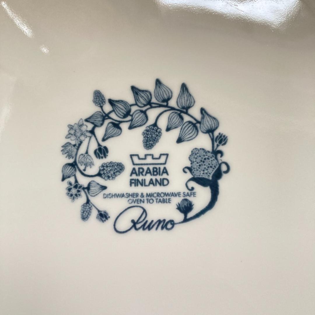 ARABIA　アラビア　Runo　ルノ　スプリングドロップ　26cm　2枚