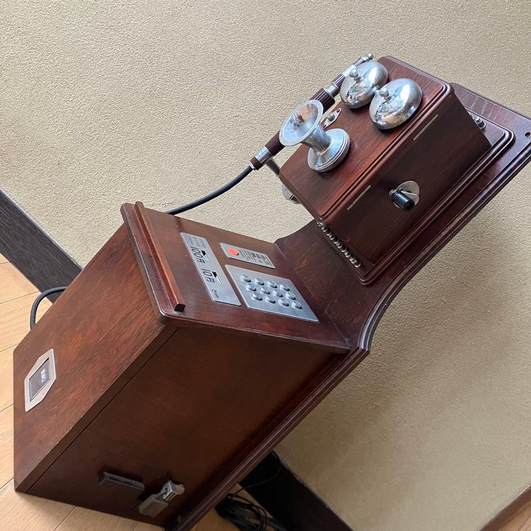 クラシックピンクTEL 昭和レトロ　アンティーク　小道具　ヴィンテージ　電話機