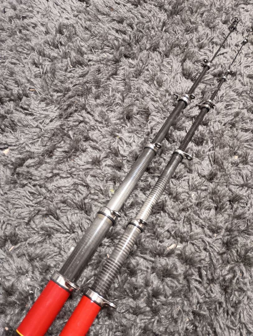 がまかつ がま磯 中硬2号5m & 硬調4号5m　まとめて2本