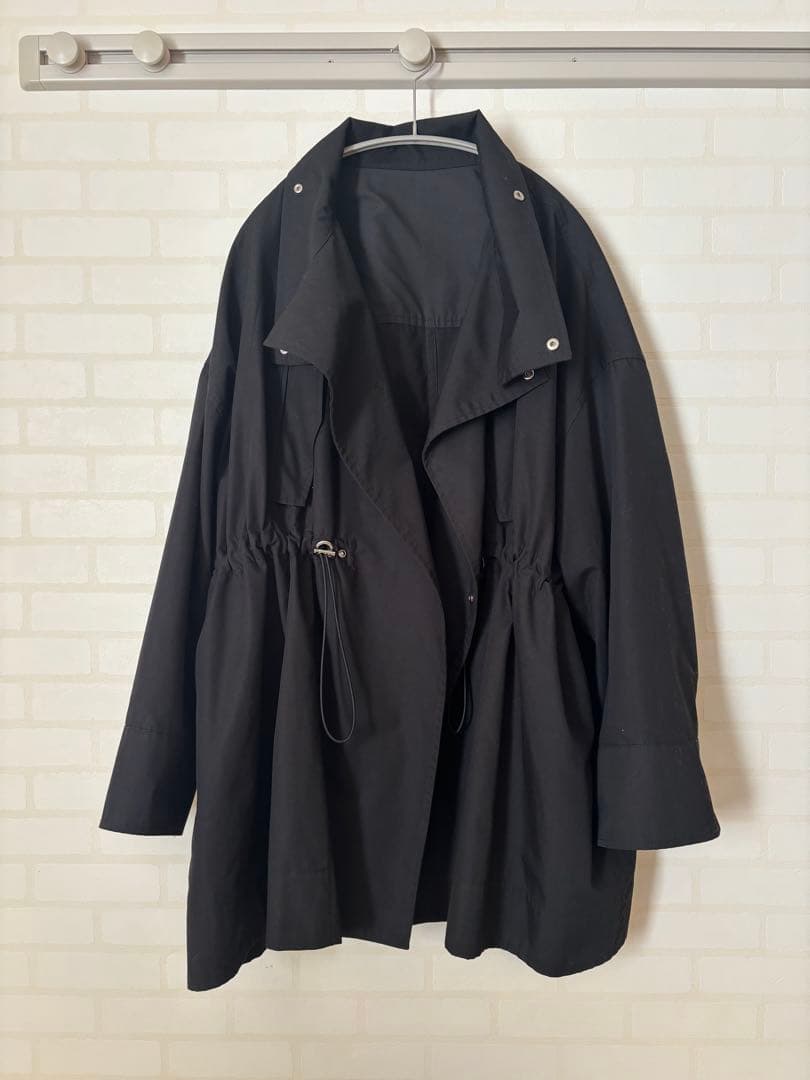 ADAM ET ROPE' FEMME スタンドカラーハーフモッズコート