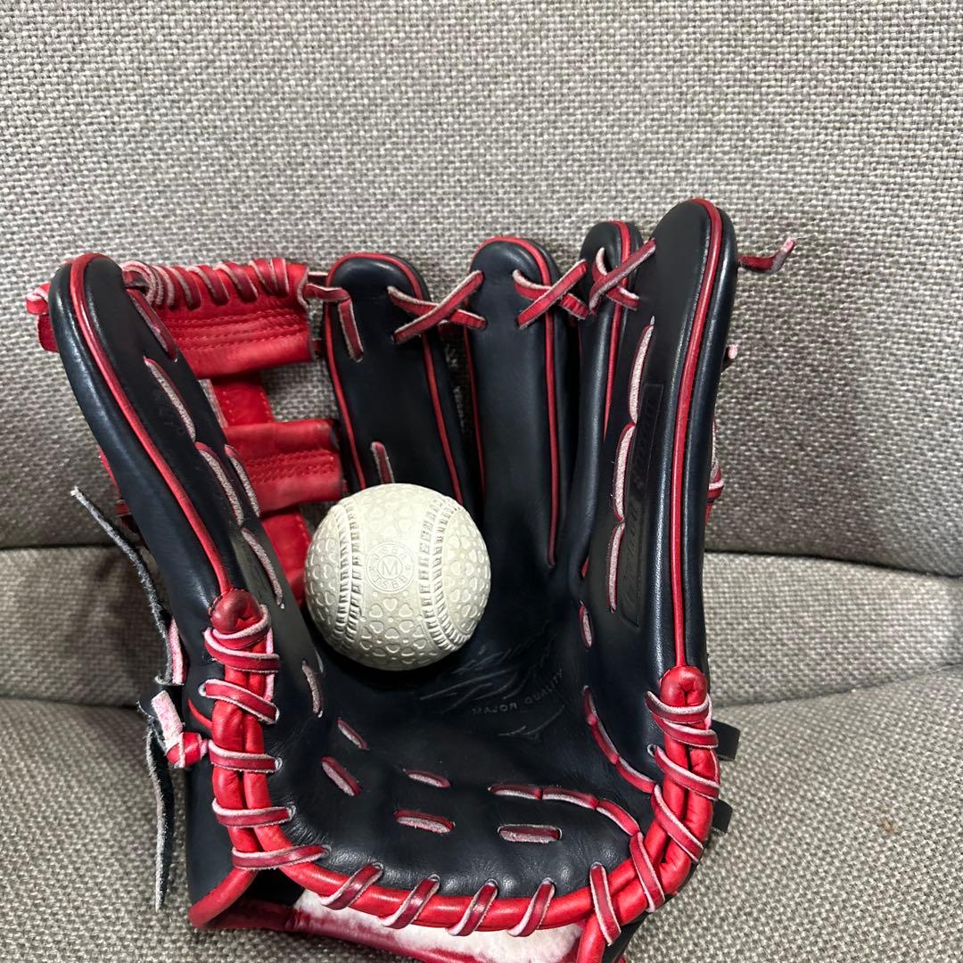 【中古】ミズノプロ 一般軟式用 内野グローブ A・ライリーモデル