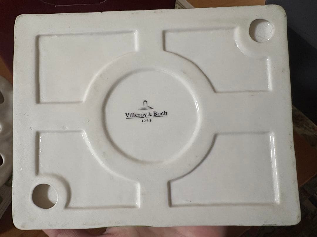 ビレロイ&ボッホクリスマスキャンドルホルダーハウス猫犬