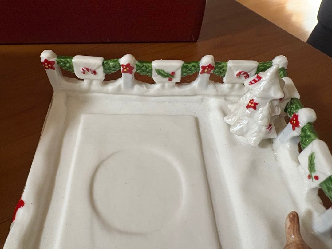 ビレロイ&ボッホクリスマスキャンドルホルダーハウス猫犬