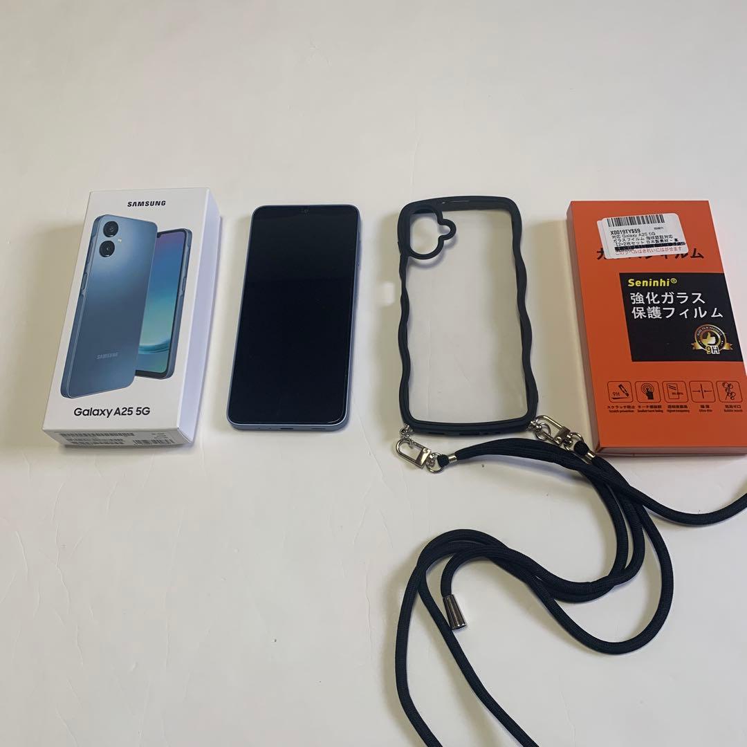 Samsung Galaxy A25 5G 本体 ケース付き