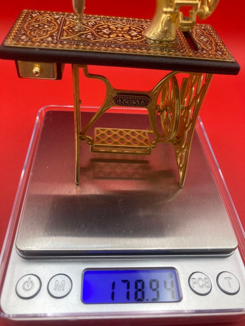 CREDAN スペイン製 ミシン ミニチュア 置物 飾り物 アンティーク