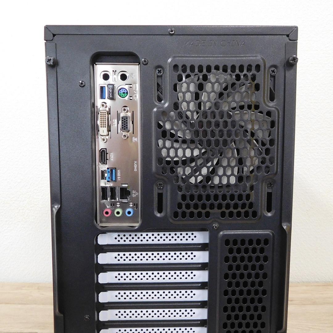 週末特価★自作PC ミドルタワーi7/SSD 256GB/HDD 500GB