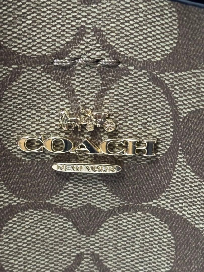 COACH コーチ モリー バケットバッグ 22 シグネチャー CA582