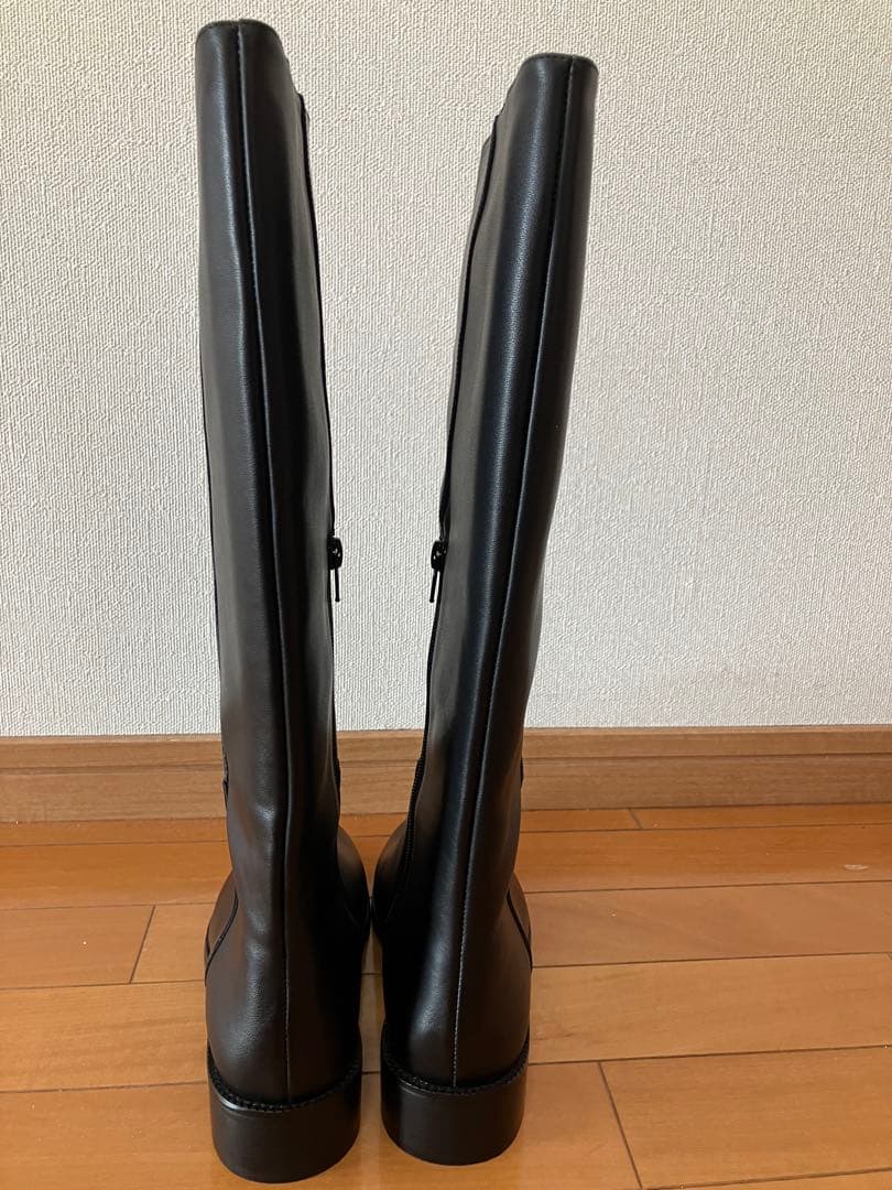 新品SLOBE IENA【REMME/レメ】 ブラックBASIC ロングブーツ