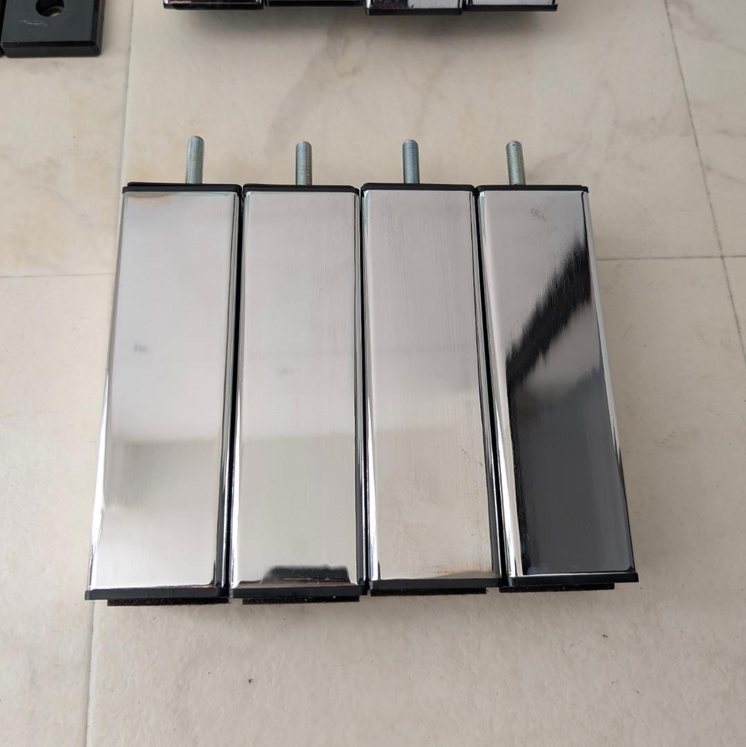 90s ヴィンテージ ガラス シェルフ スタイリッシュ モダン