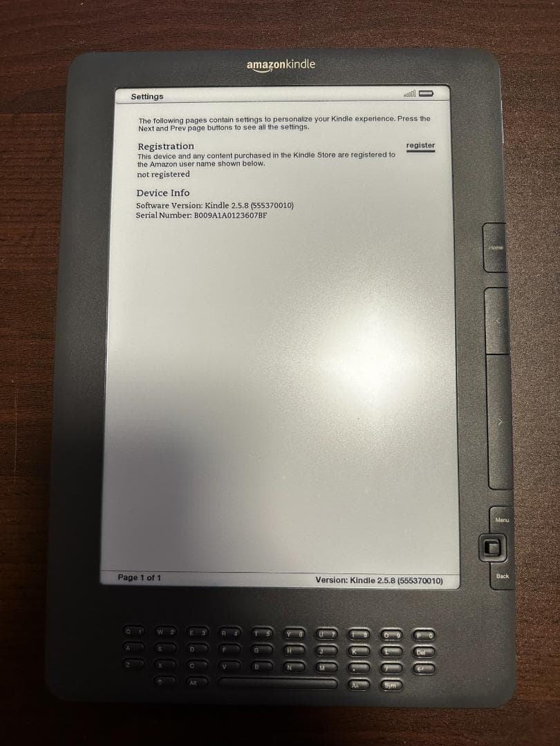 Amazon Kindle DX アマゾン キンドル 2nd Edition