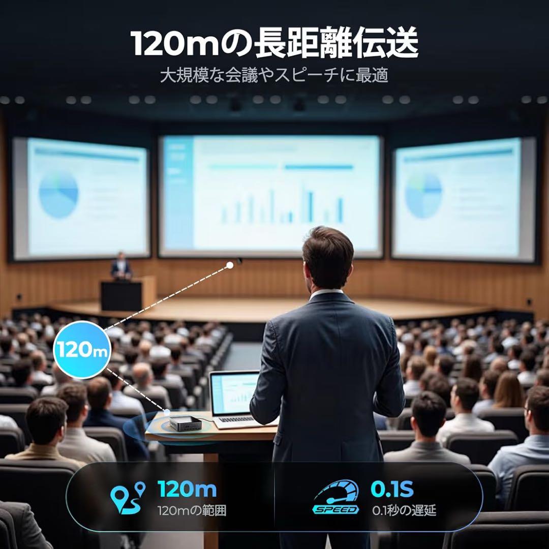 ワイヤレスHDMI送信機　受信機　hdmi 無線4K