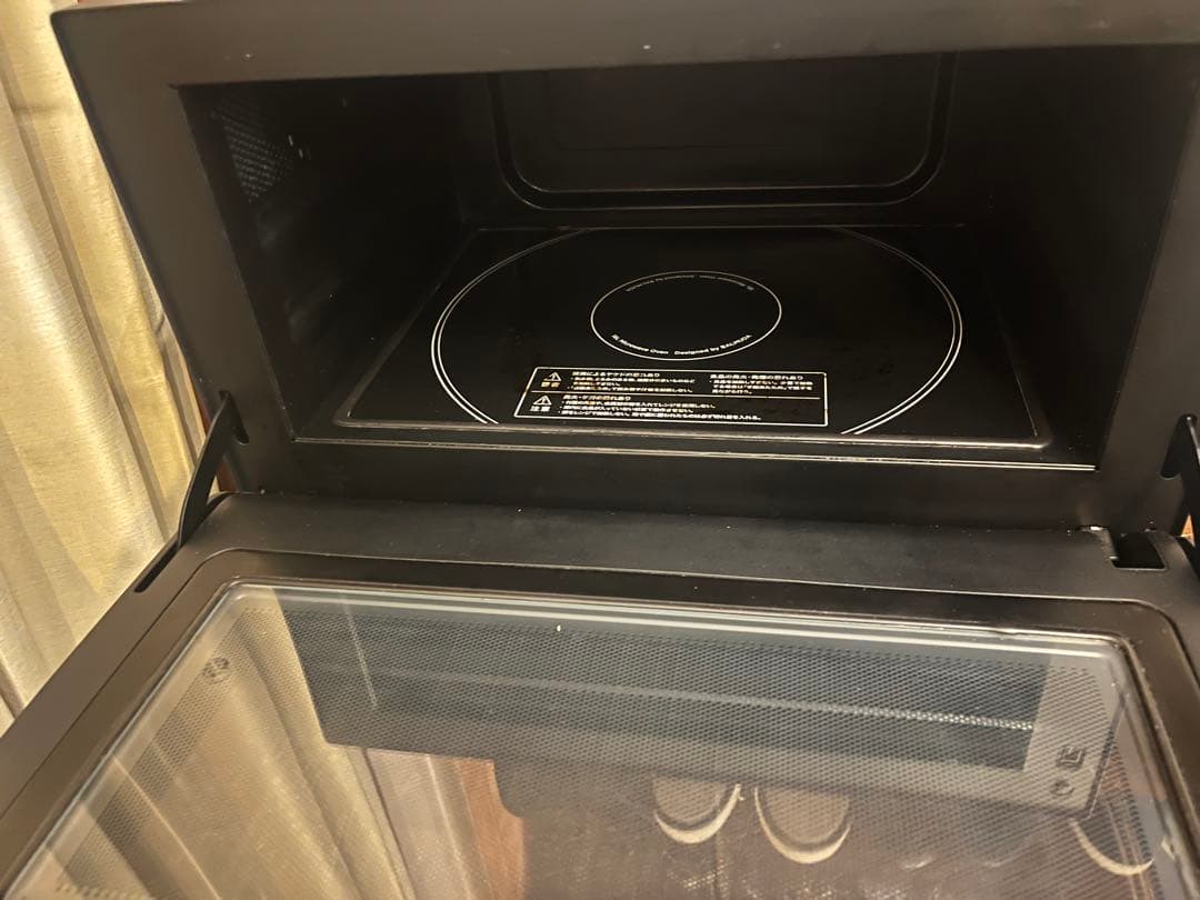 【値下げしました】BALMUDA オーブンレンジ ブラック2018年製