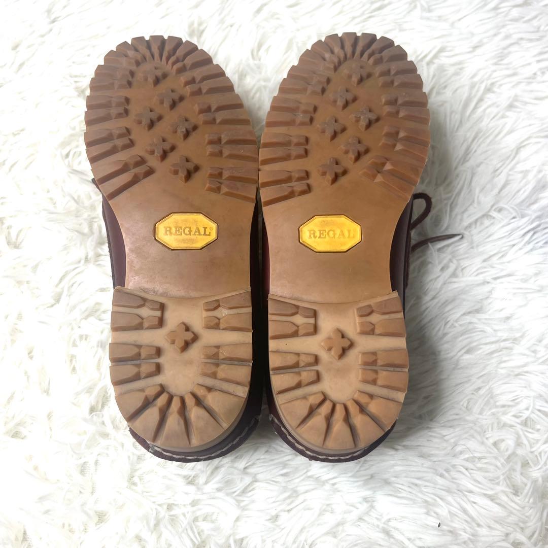 【美品】 REGAL リーガル デッキシューズ JE-38 25cm 3eye