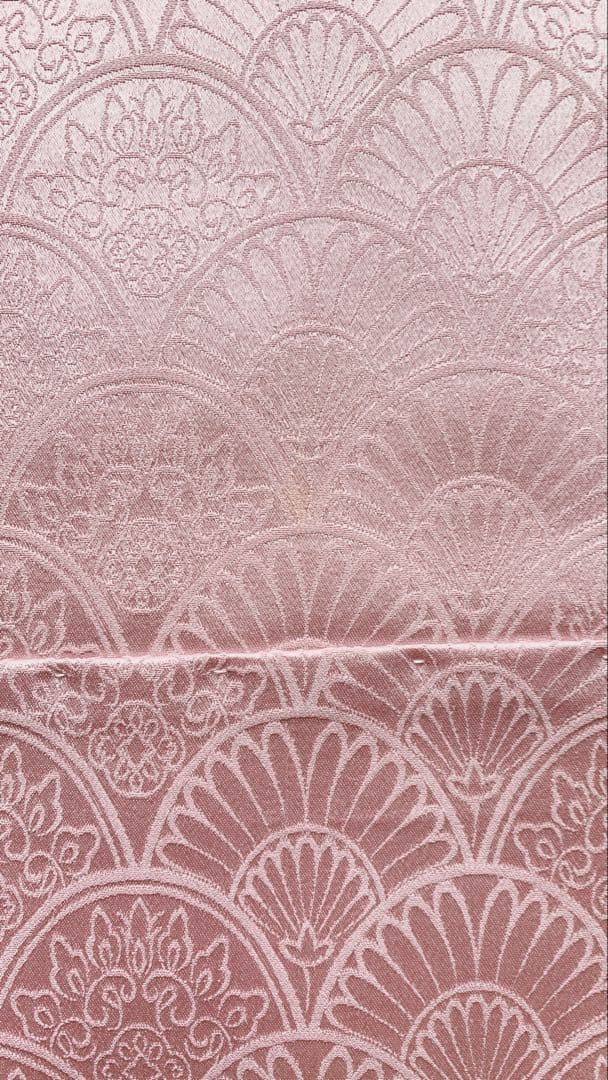 【訳あり特別価格】　正絹　訪問着　絞り　刺繍　ピンクマーメイド