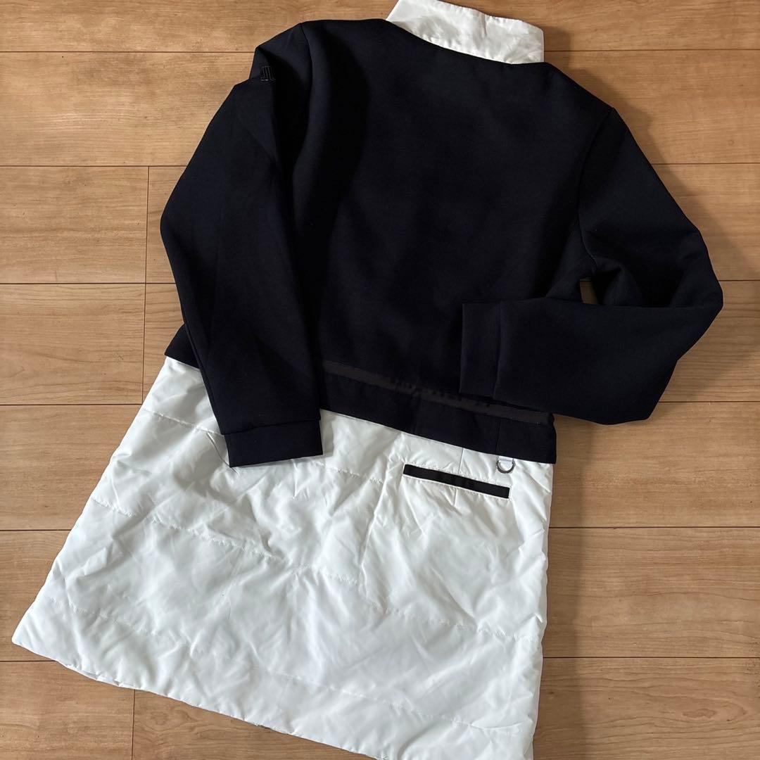 未使用　ランバンスポール　レギンス　中綿ワンピース　ジャケット　ネイビー