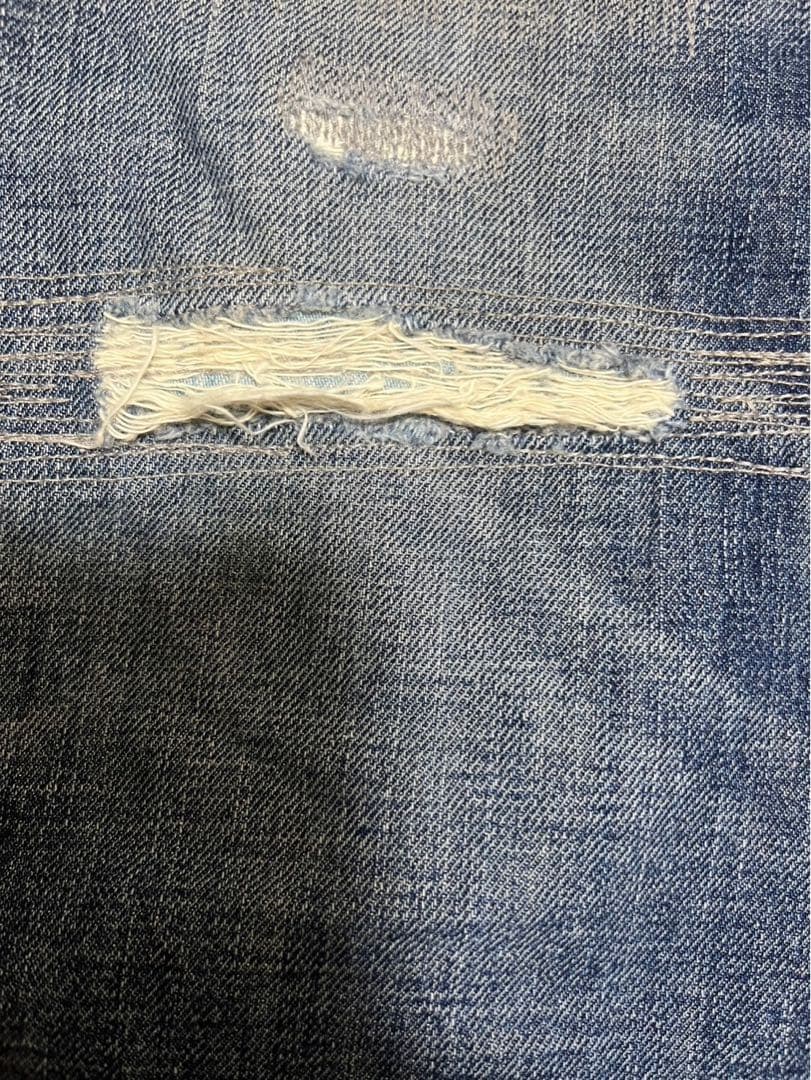 RRL デニム　リペア　ダメージ加工　ジョニーデップ