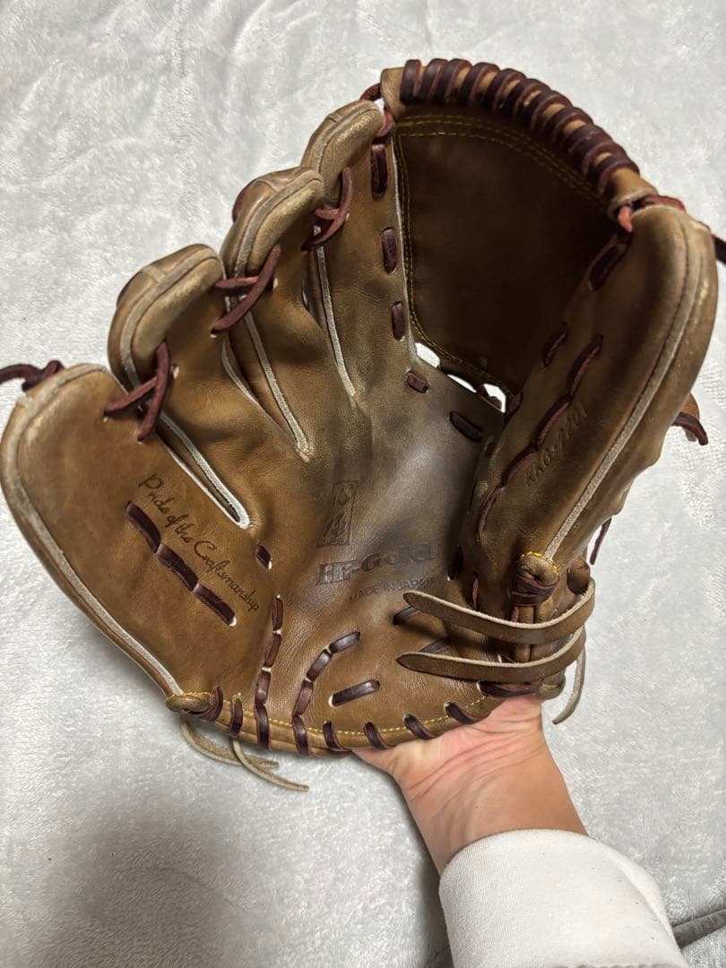 左投げ硬式用グローブハイゴールド