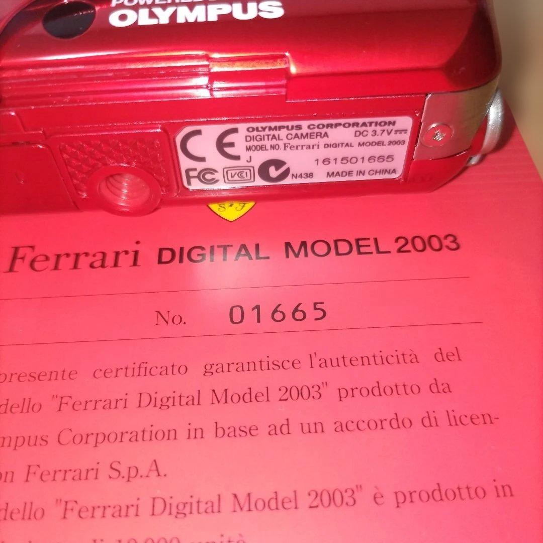 オリンパス フェラーリデジタルモデル2003 Ferrari ほぼ無傷に近い美品