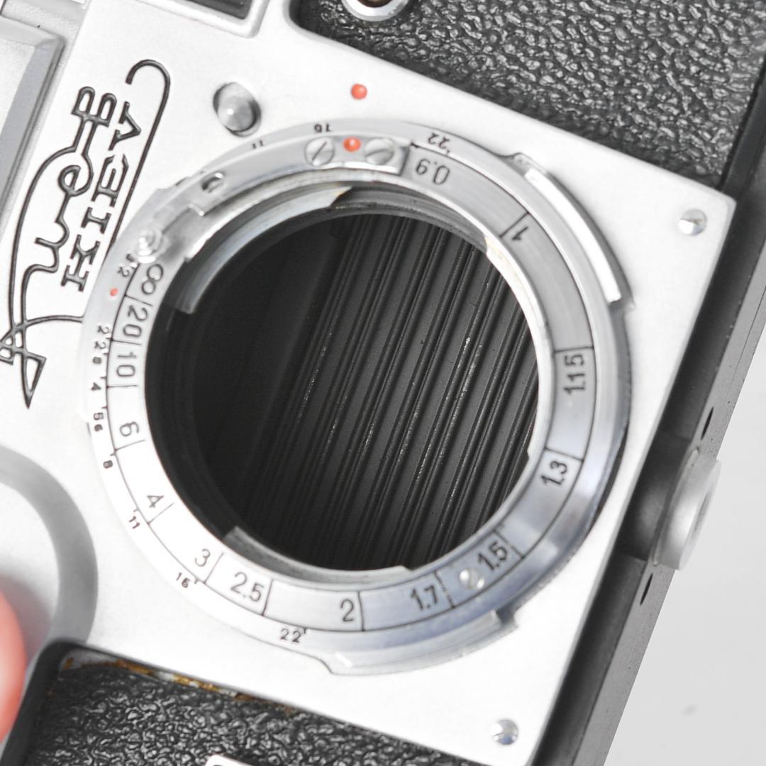 レンジファインダー フィルムカメラ キエフ4 ジュピター50mm付属【良品】