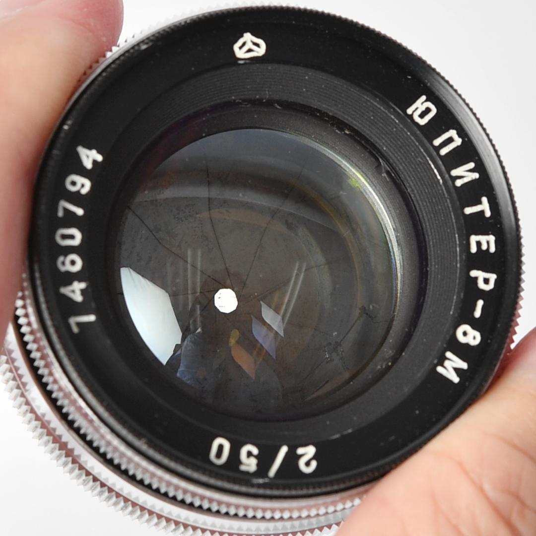 レンジファインダー フィルムカメラ キエフ4 ジュピター50mm付属【良品】