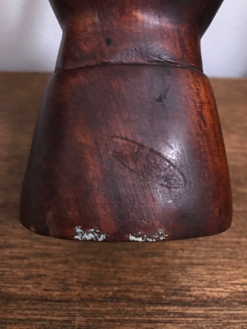 1970's アメリカ ヴィンテージ 木彫り ピースサイン ハンドサイン 希少