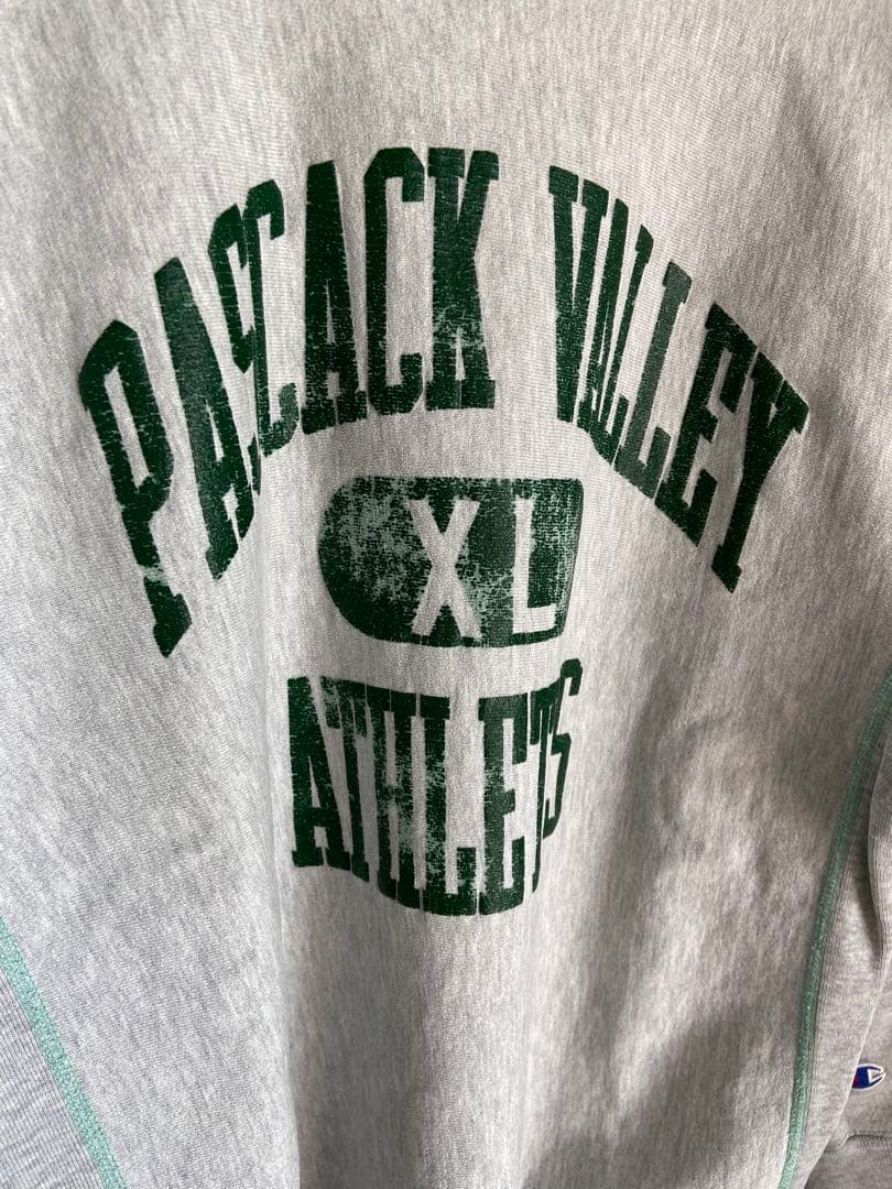 激レア　グリーンステッチ　80s champion reverse weave