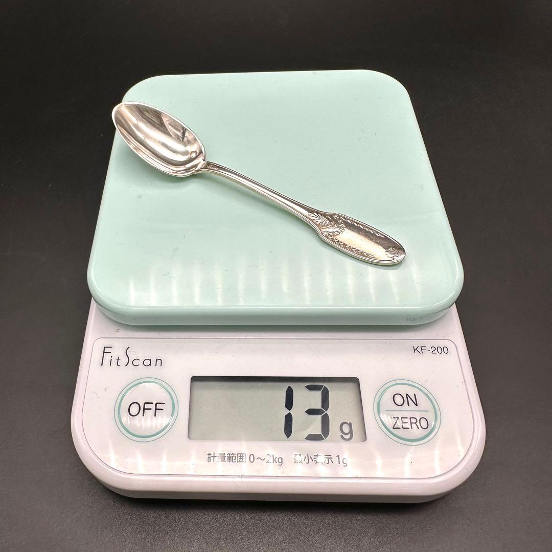 フランス製 純銀デミタススプーン 12本セット ミネルヴァ