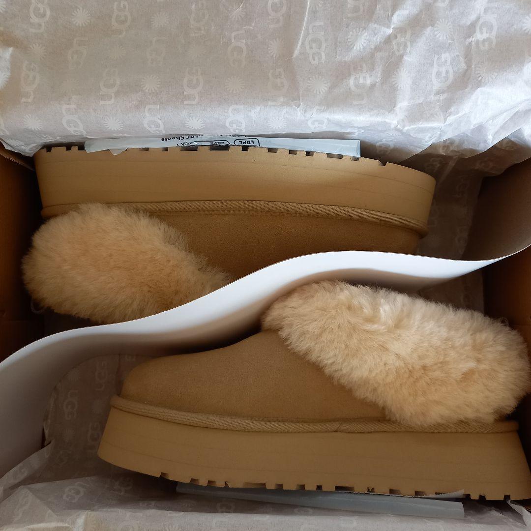 新品 UGG Tazzelle タゼル 24cm マスタード シード スリッポン