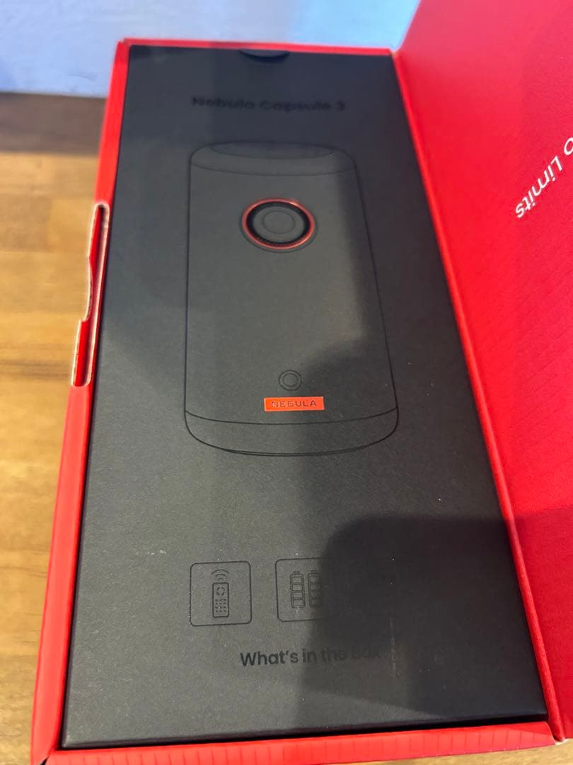 数時間のみ使用　Nebula Capsule 3 プロジェクター