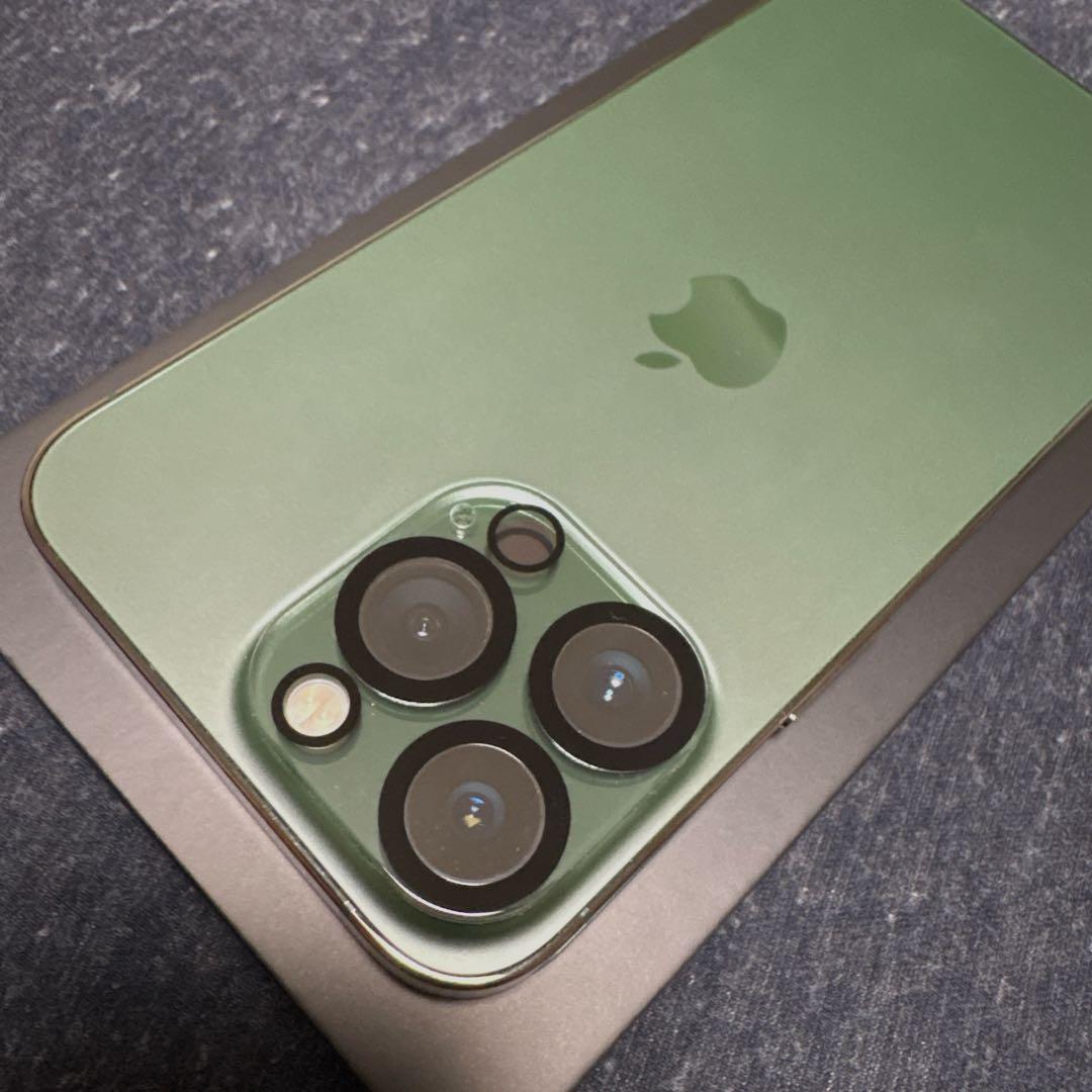 【美品】iPhone13Pro 128GB アルパイングリーン SIMフリー
