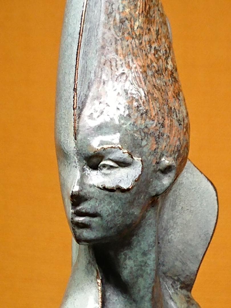 【美品】ブロンズ像　アート　銅像　西洋美術　置物　工芸品　美術品　A2871