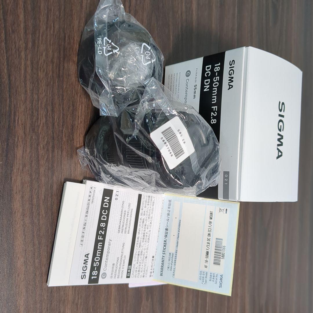 SIGMA 18-50mm F2.8 DC DN RF-Sマウント（美品）