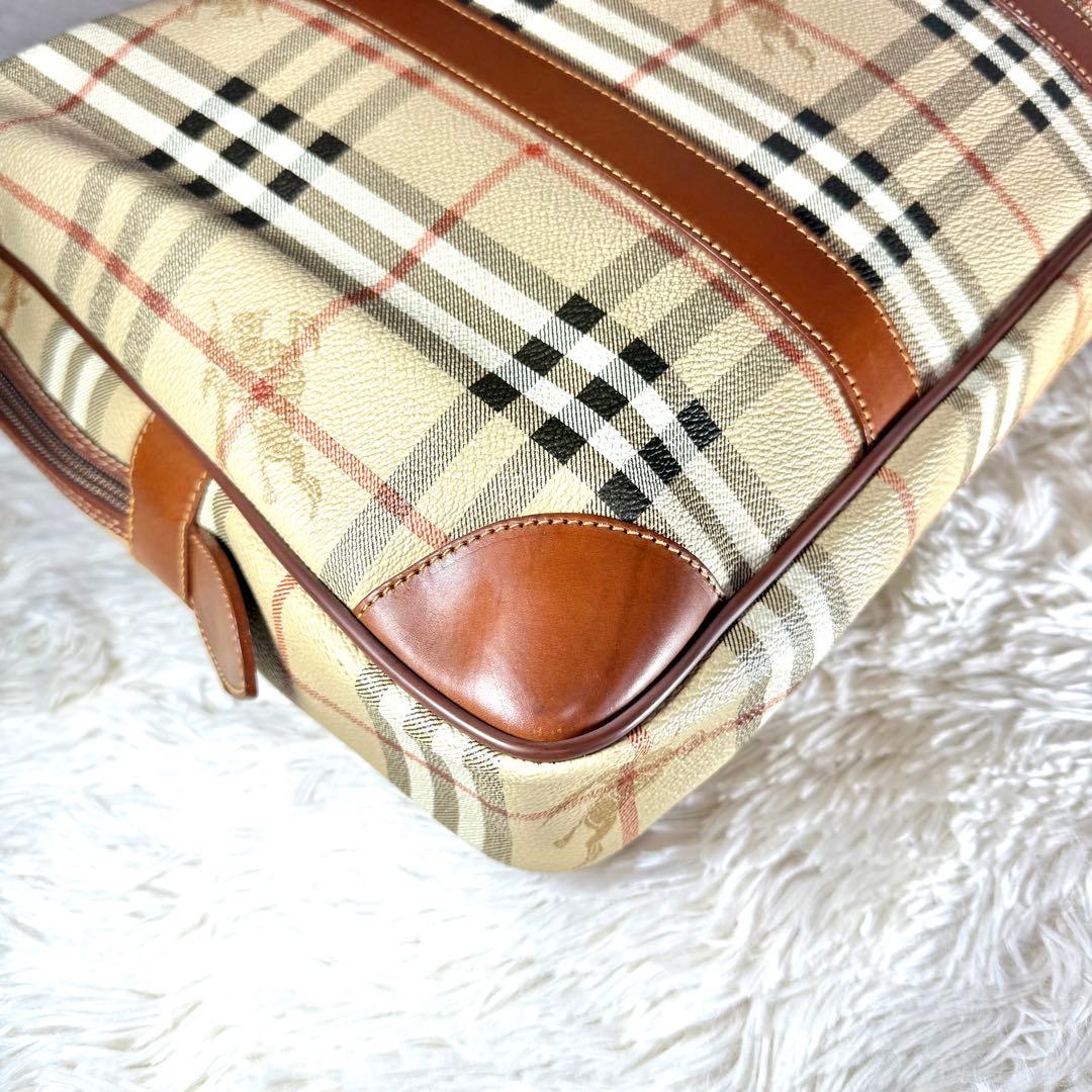 BURBERRY バーバリー ブリーフケース ビジネスバッグ PVC ブラウン