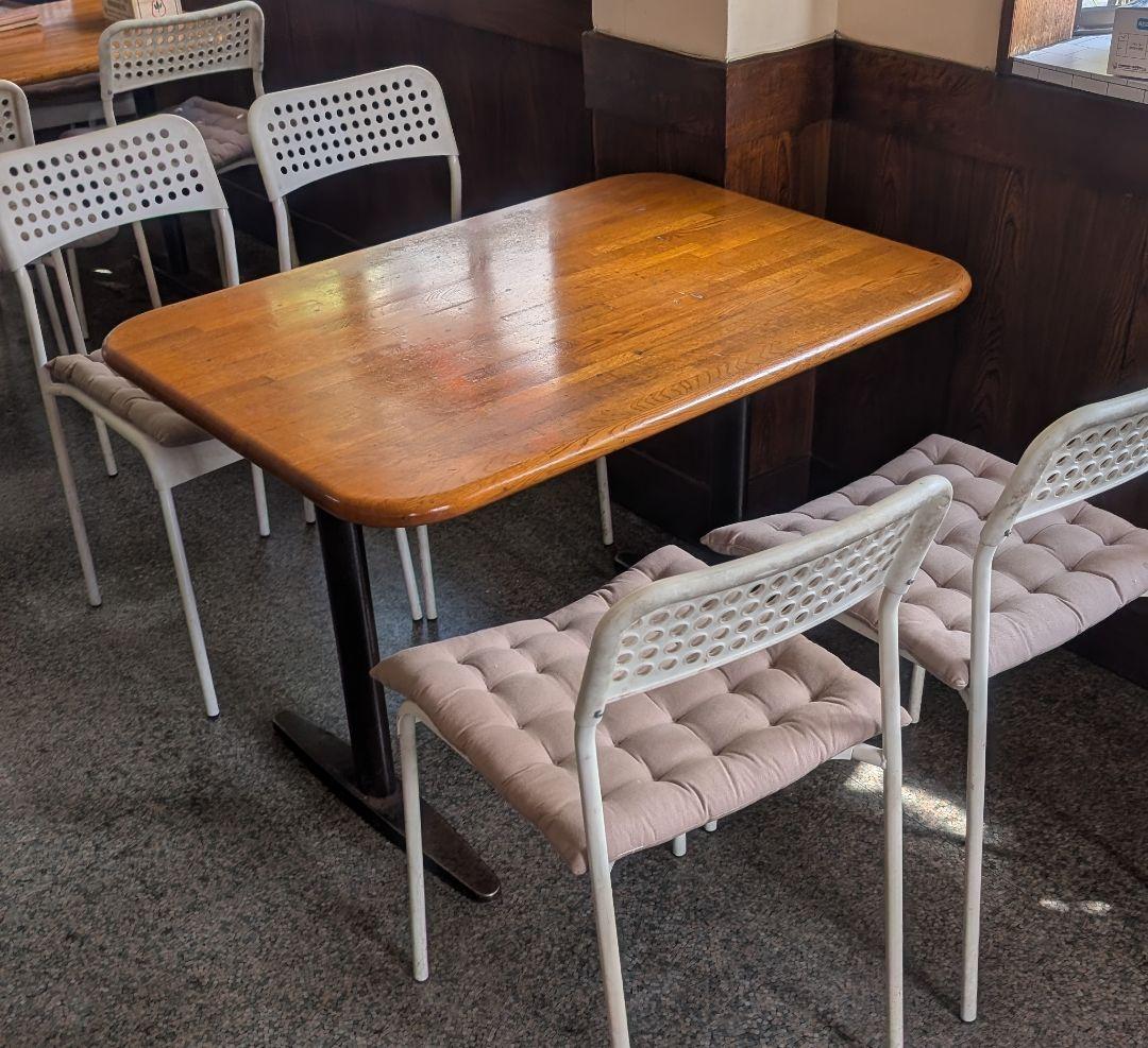 レトロ喫茶店カフェテーブル開店準備に！さらに値下げしました！