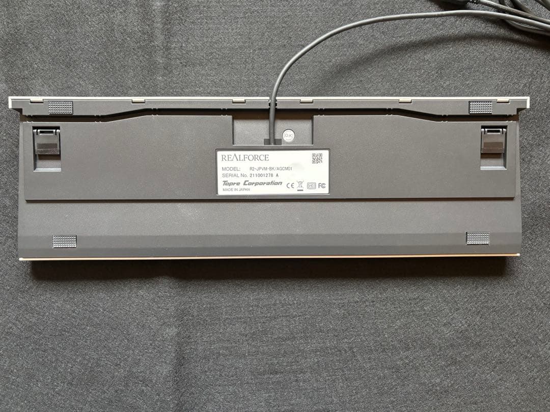 キーボード Realforce for Mac / R2-JPVM-BK