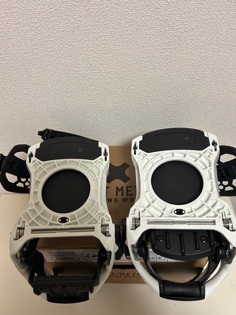 【美品】BENT L SUPERMATIC ビンディング ホワイト