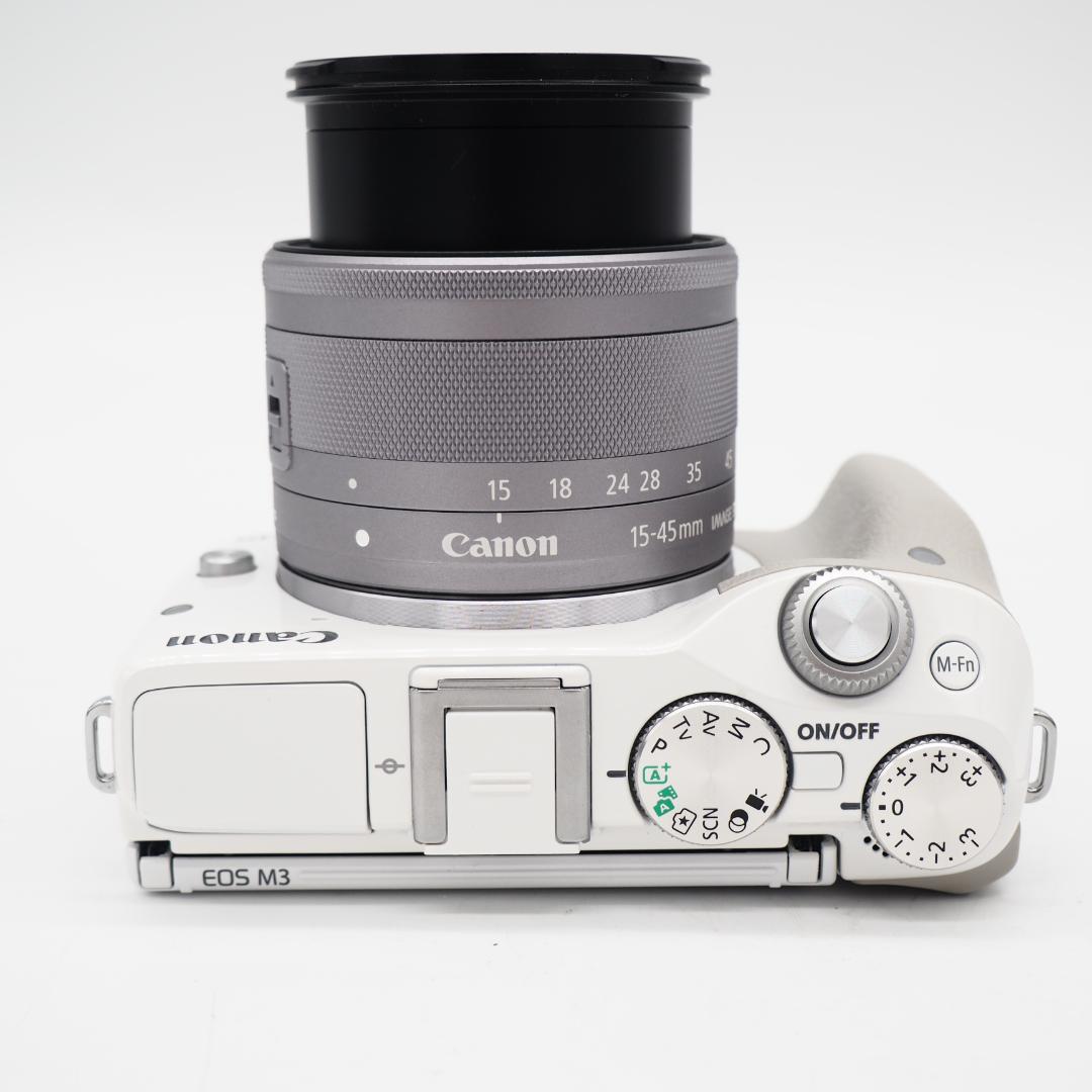 Wi-Fi&自撮り　小型軽量！ canon eos m3 レンズセット