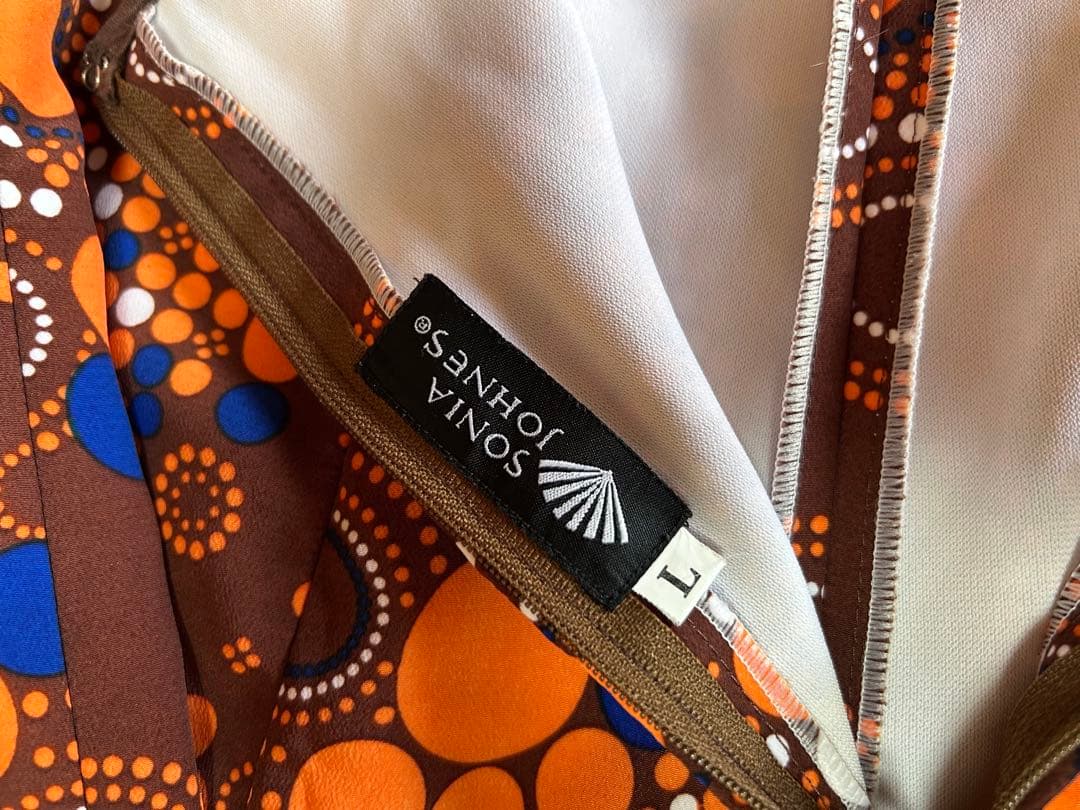 フラメンコ・ソニア ジョーンズ・ブラウン水玉ファル