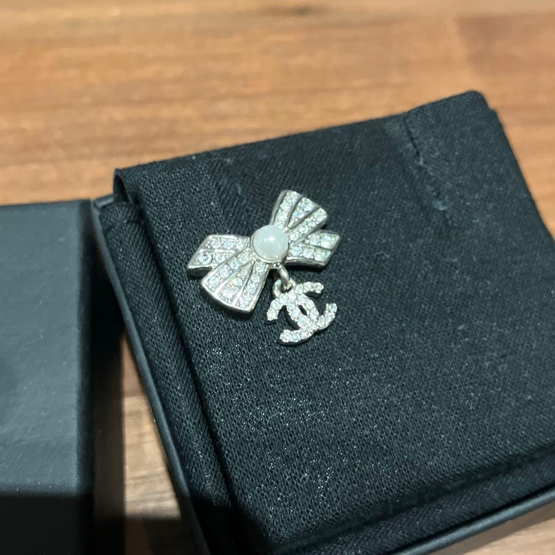 Y*様 CHANEL シャネル　ピアス　リボン　片方　ココマーク　A22P