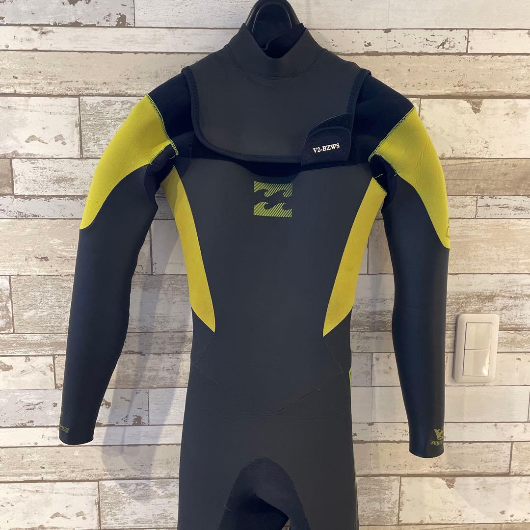 【ビラボン 160cm】メンズ S程度 56kg セミドライ 5/3mm 裏起毛