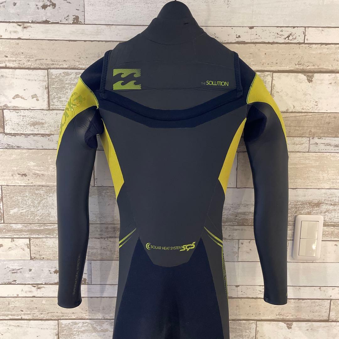 【ビラボン 160cm】メンズ S程度 56kg セミドライ 5/3mm 裏起毛