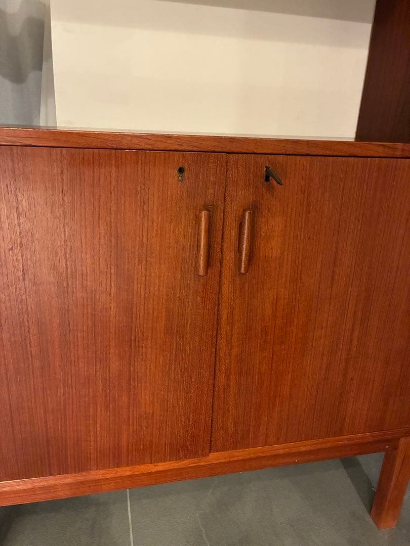 1960年代の北欧チーク材本棚、デンマーク家具