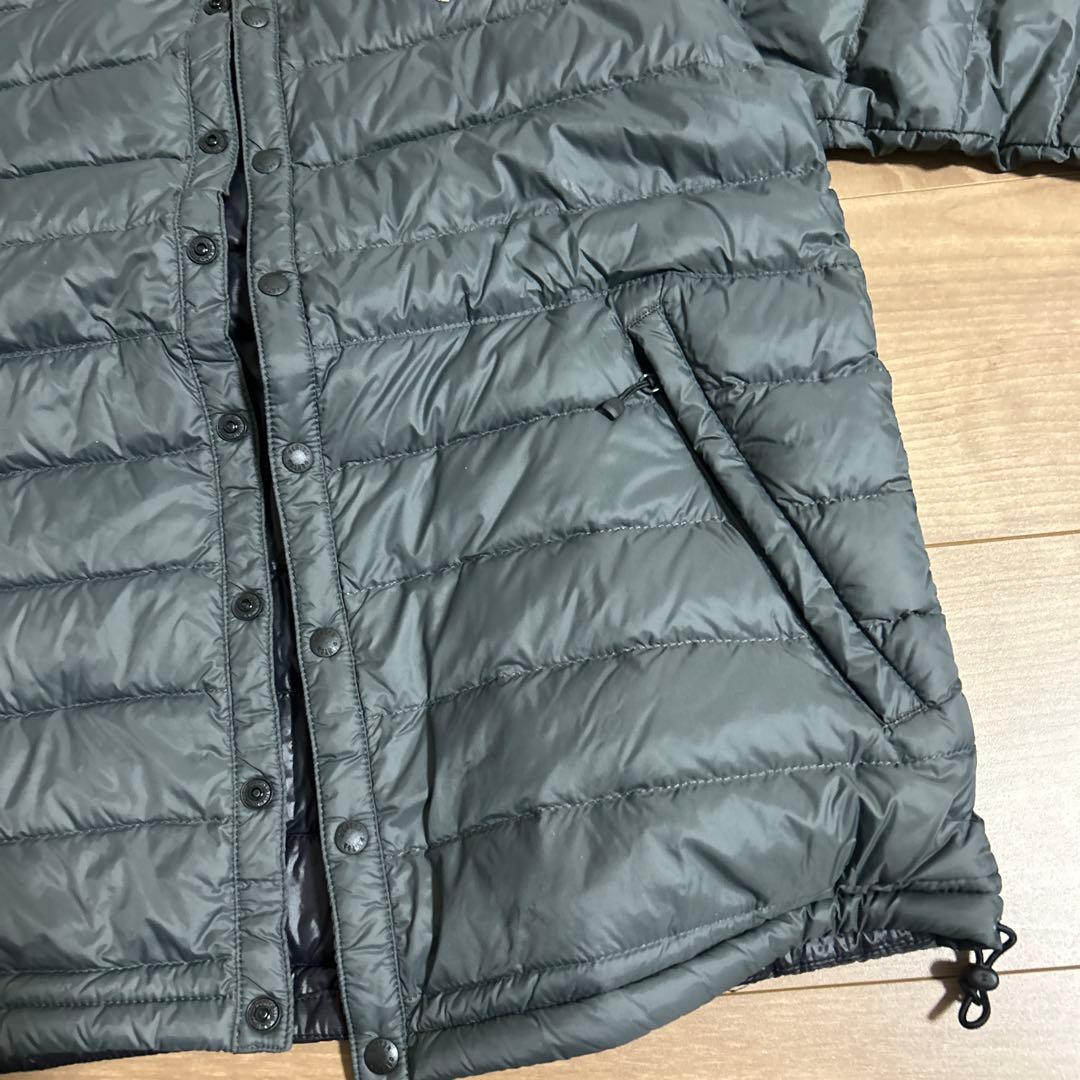 ダントン、クルーネックインナーダウンジャケット、サイズ38 カラーチャコール