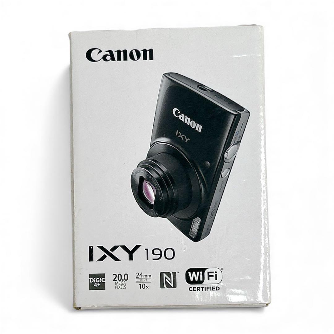 専用✨箱付　Canon IXY 190 黒　Wi-Fi対応　動作良好　コンデジ
