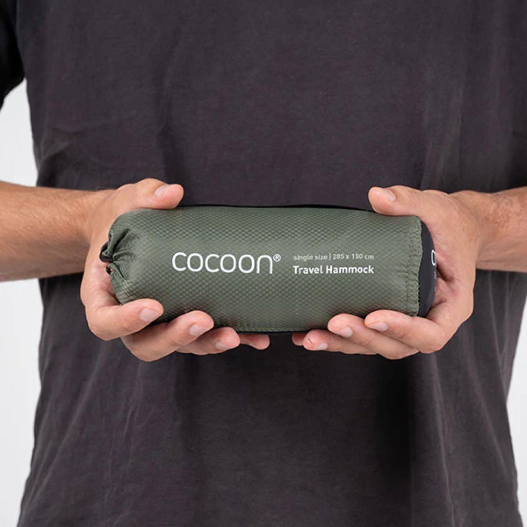 新品未使用 Cocoon トラベルハンモックセット シングル サイプレスグリーン