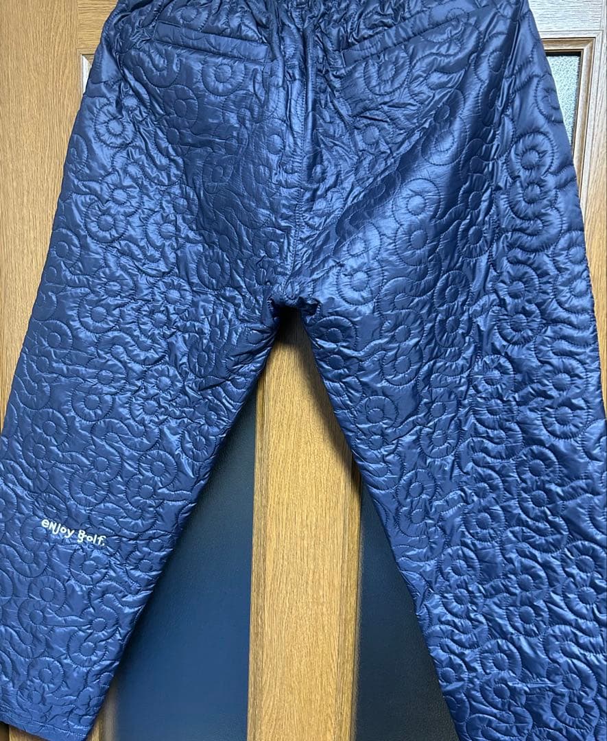 8gshoot golf. ネイビー キルティングジャケット