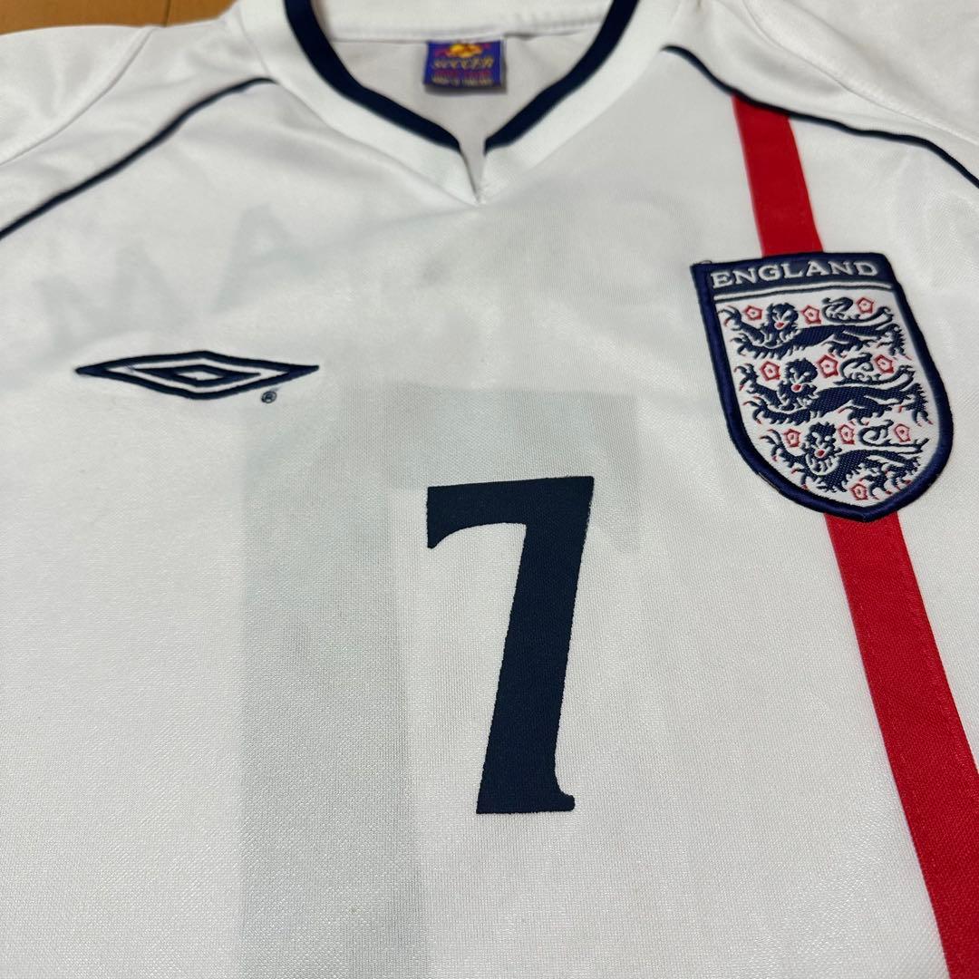 【入手困難】00s イングランド代表 BECKHAM ベッカム ゲームシャツ